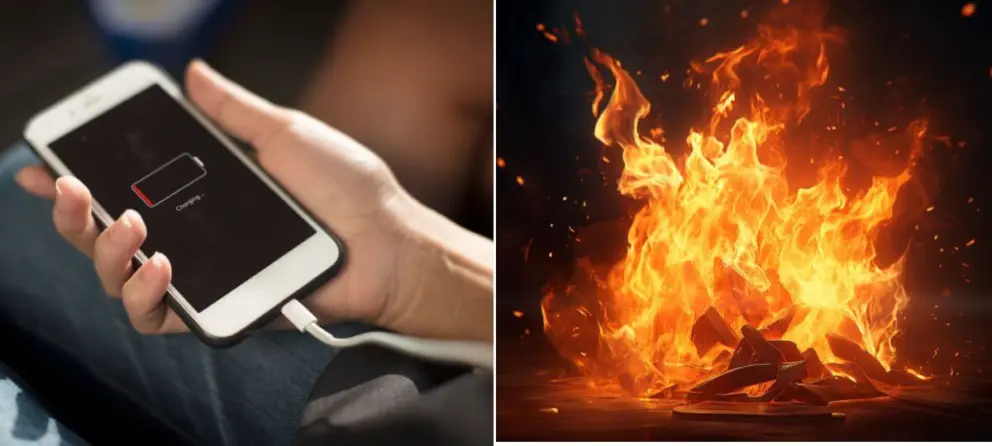 mobil nabíjačka požiar