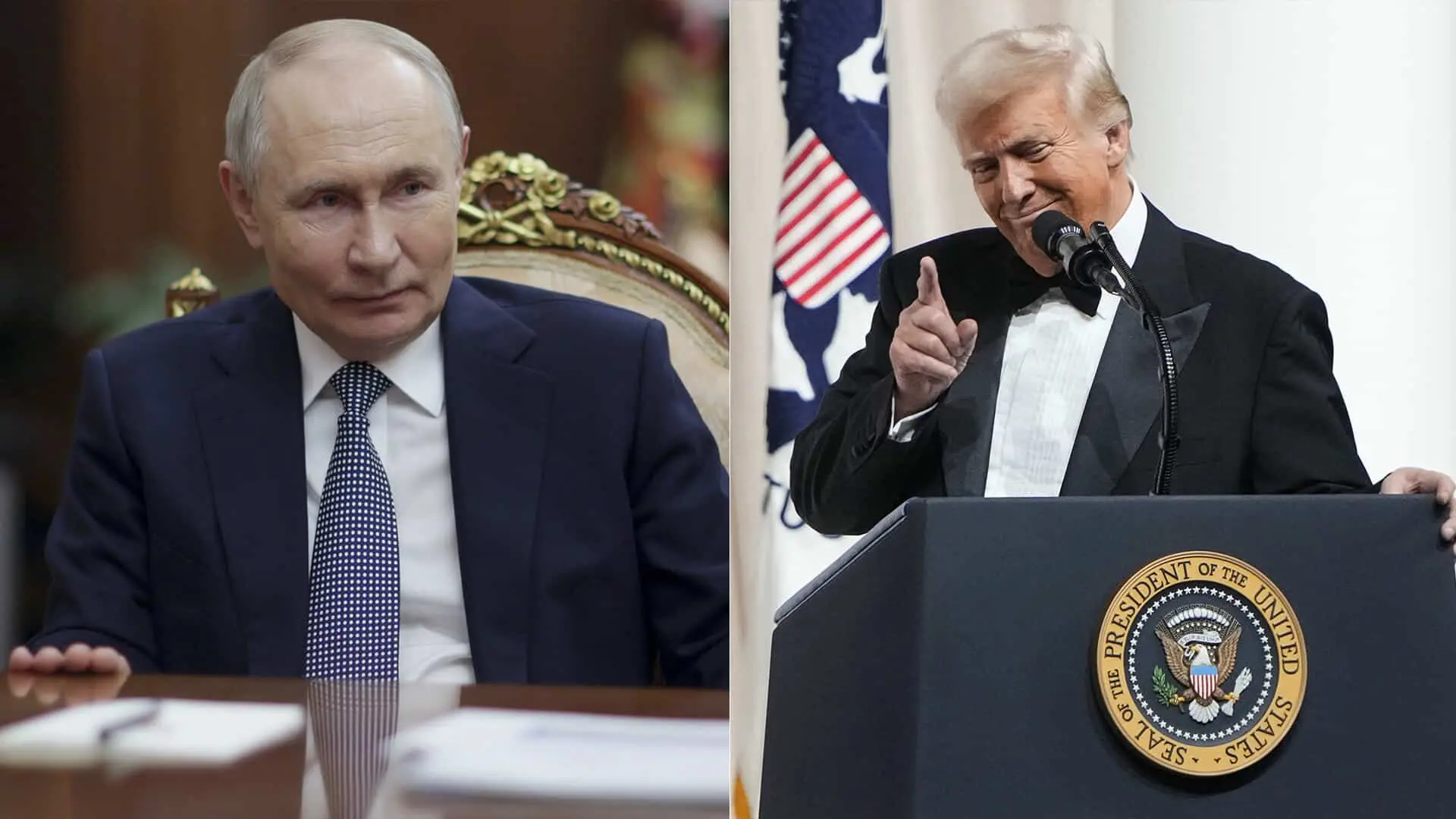 ruský prezident Vladimir Putin a americký prezident Donald Trump