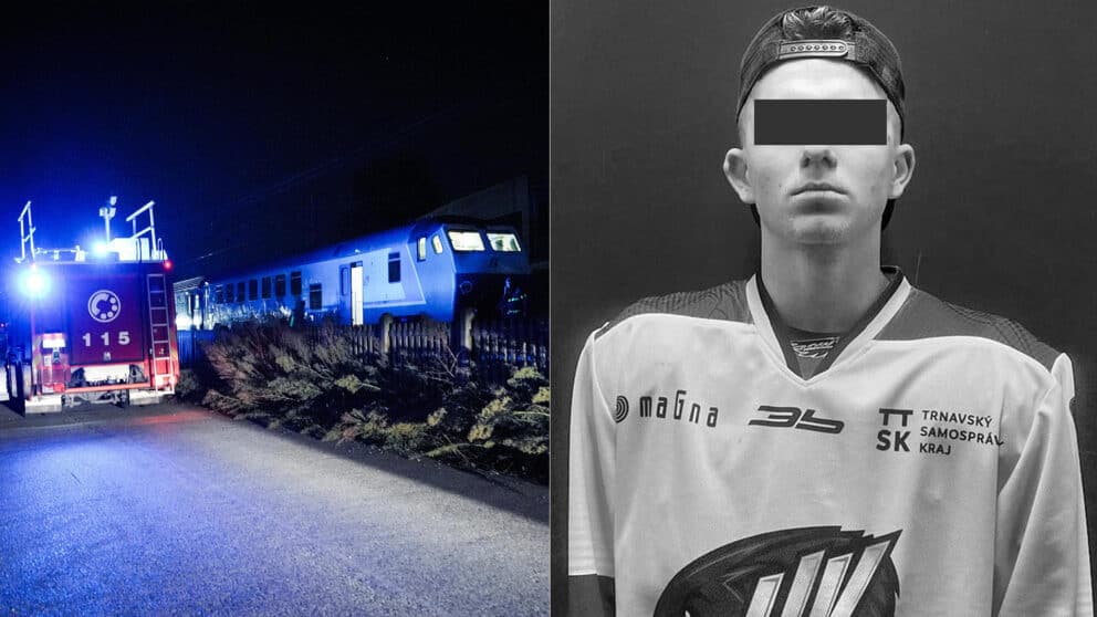 vlak 16-ročný hokejista