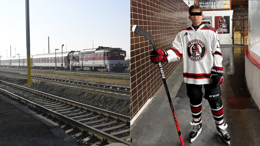 vlak hokejista