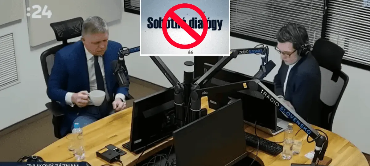 Fico, STVR, Sobotné dialógy, moderátor, zrušenie