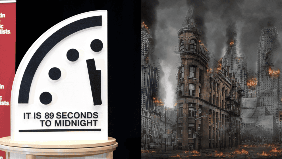 doomsday clock, hodiny osudu, skaza ľudstva