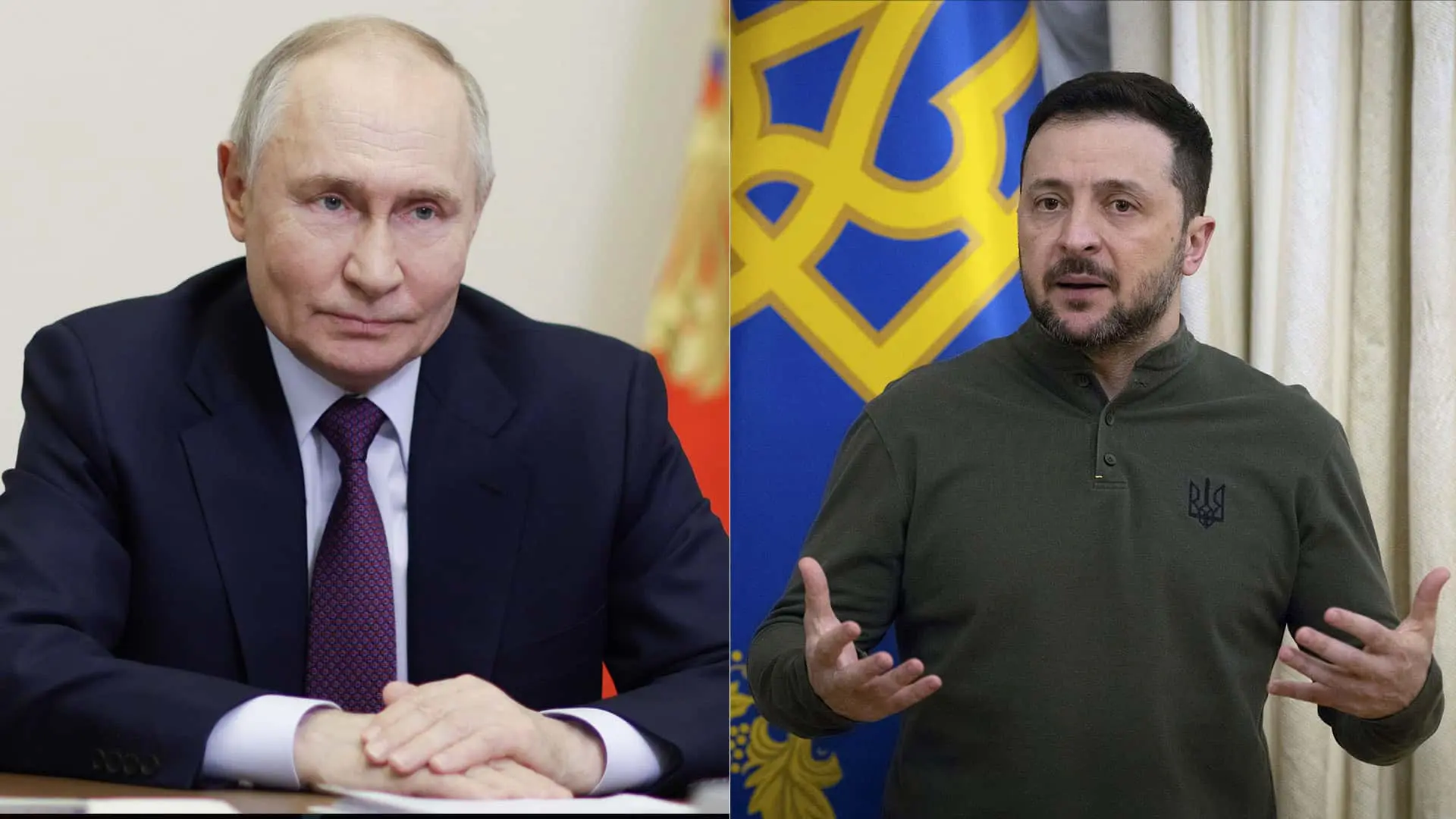 Putin, Zelenskyj