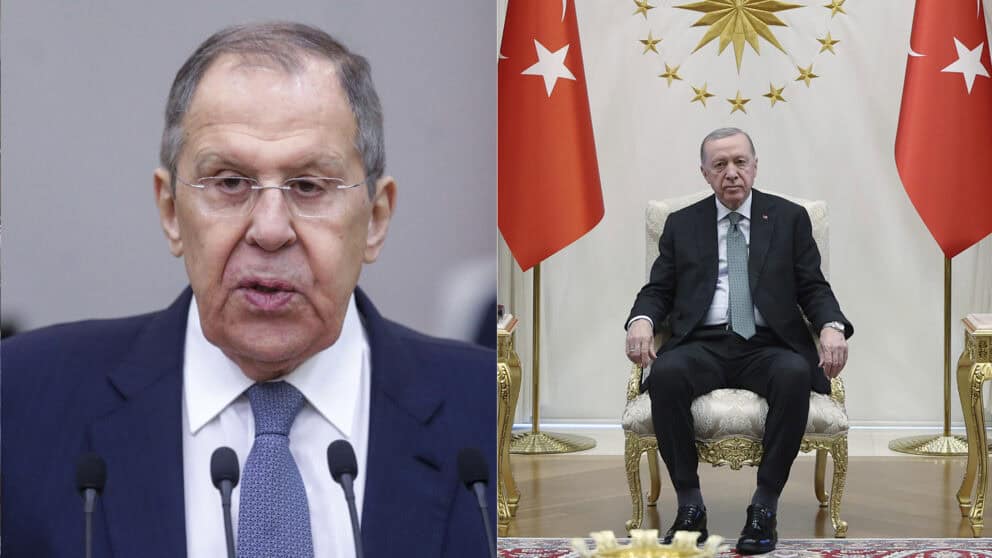 Sergej Lavrov Recep Tayyip Erdogan