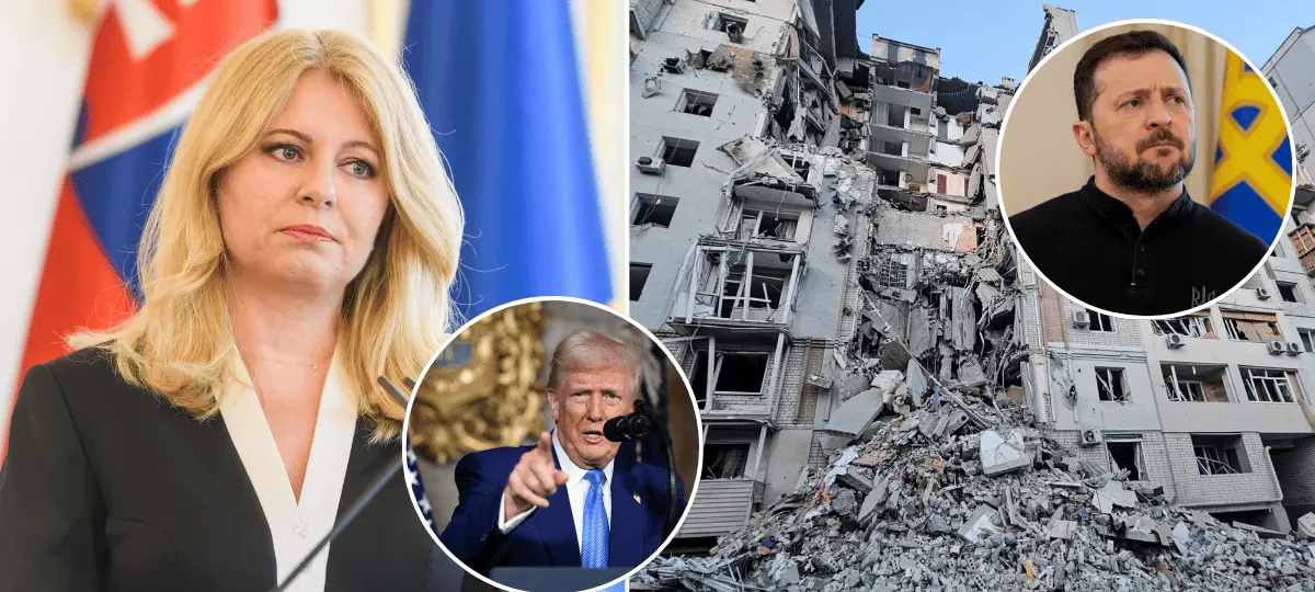 Čaputová, Trump, kritika, vojna