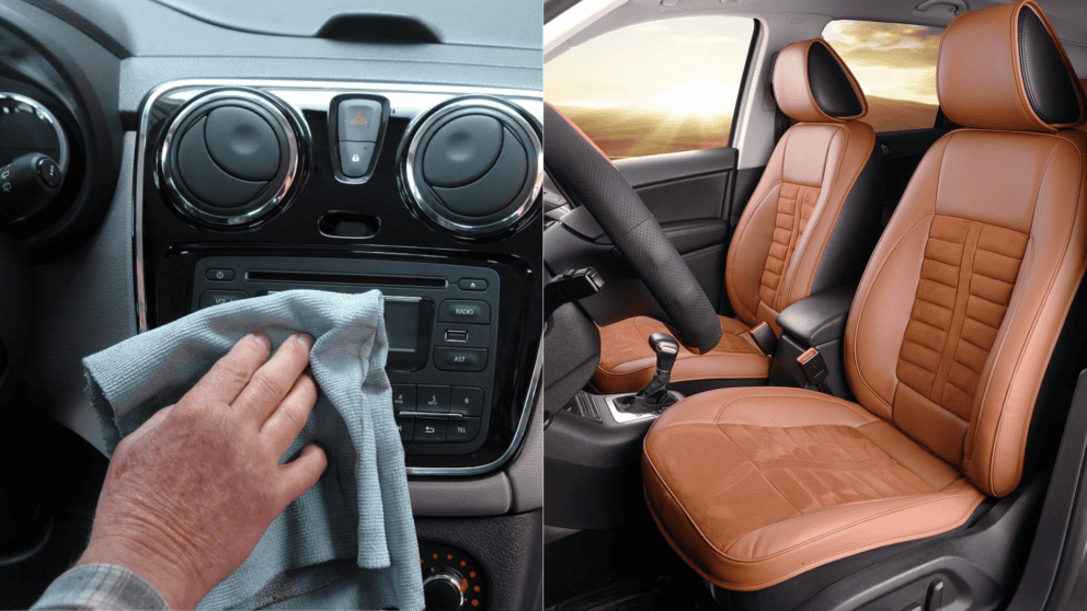 čistenie interieru auta