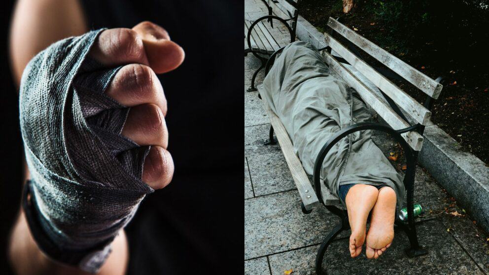 polícia, brutalita, bezdomovci