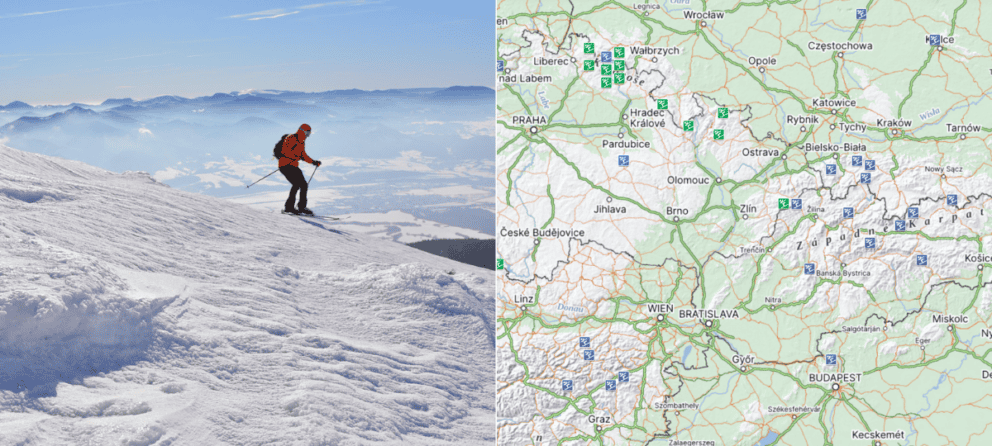 skialp, mapy, turistika