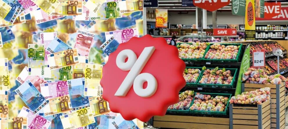 Potraviny, peniaze, DPH