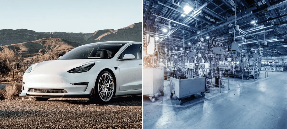 Tesla, auto, závod
