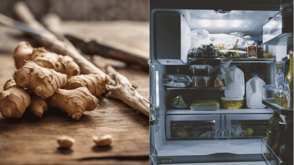 zázvor, chladnička