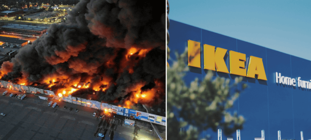 IKEA, Vilnius, požiar, Ukrajina, Rusko