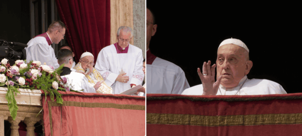 pápež František, požehnanie, Veľká noc