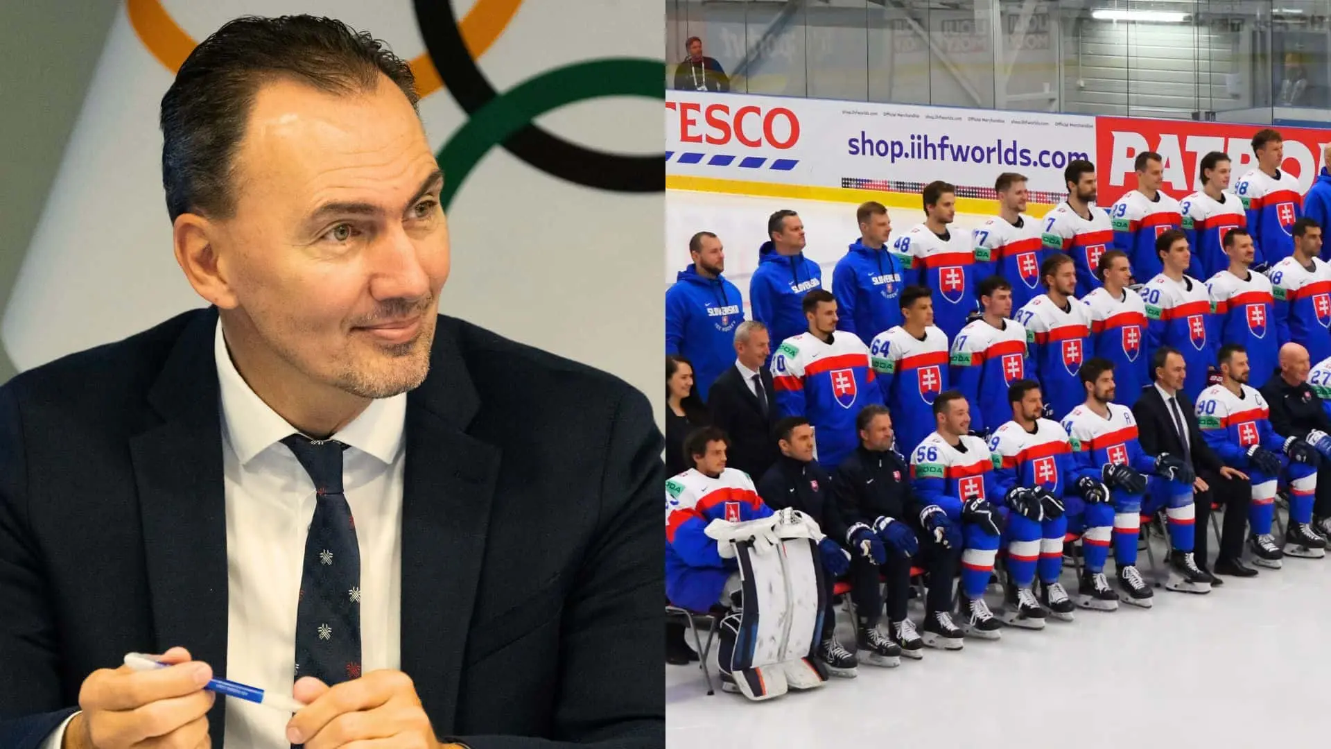 Prezident Slovenského zväzu ľadového hokeja Miroslav Šatan
