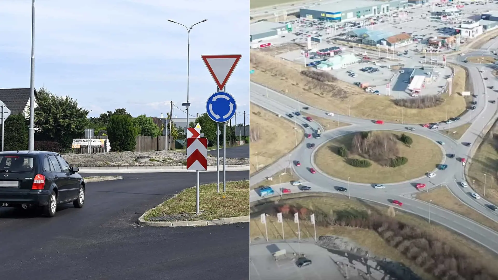 kruhový objazd nový typ