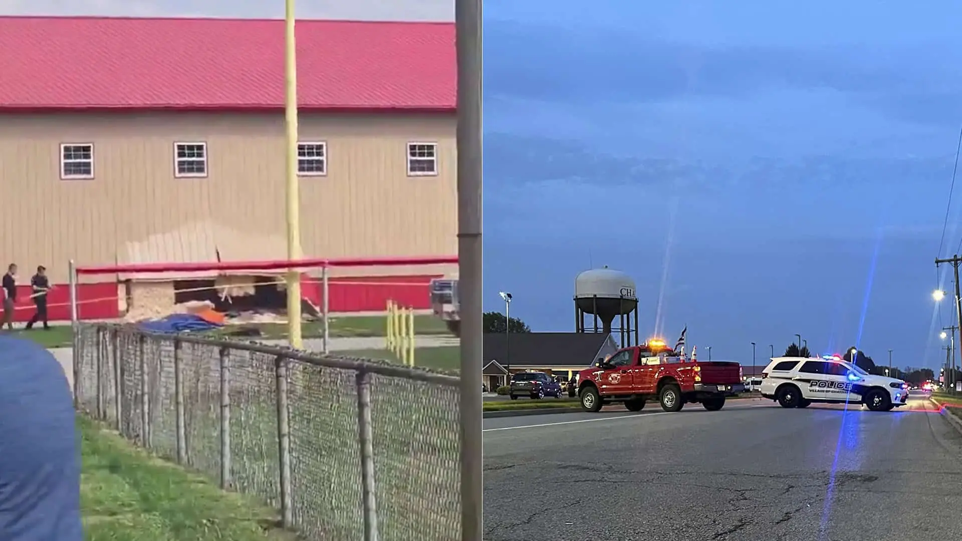 nehoda v budove školy v meste Chatham