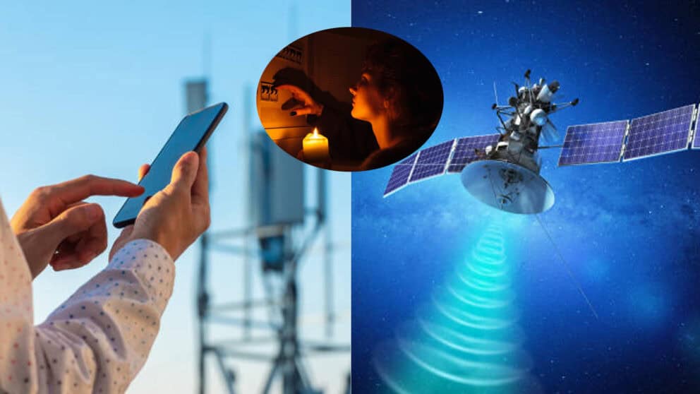 pripojenie, signál satelit