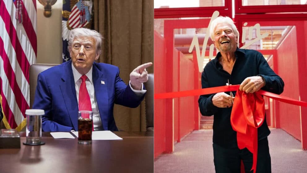 Donald Trump Richard Branson