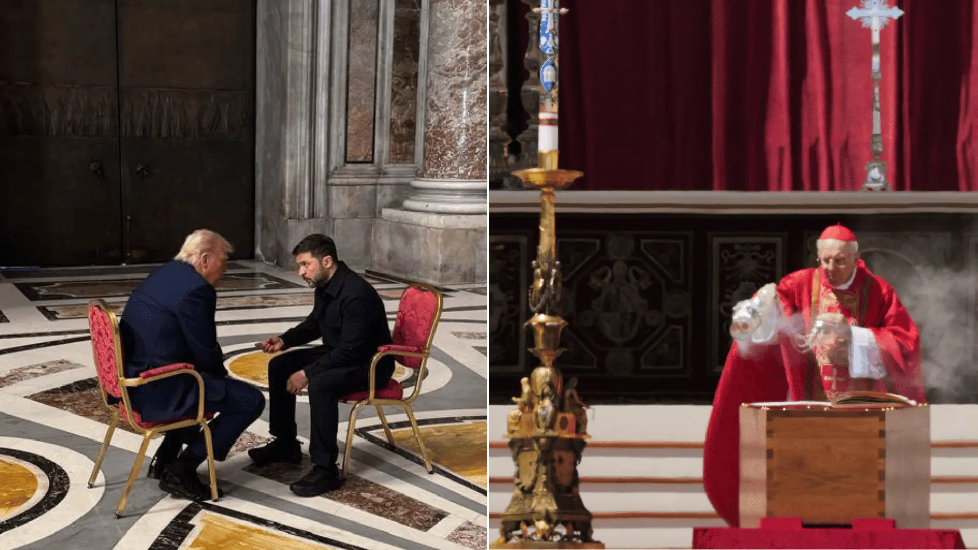 trump papezov pohreb