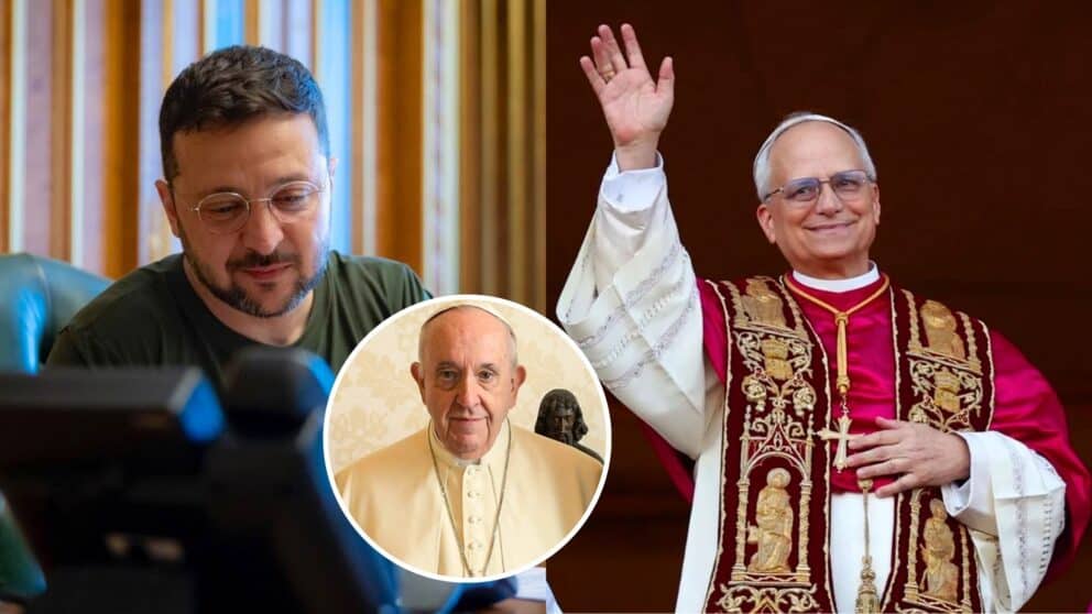 Ukrajinský prezident Volodymyr Zelenskyj telefonoval s novým pápežom Levom XIV.