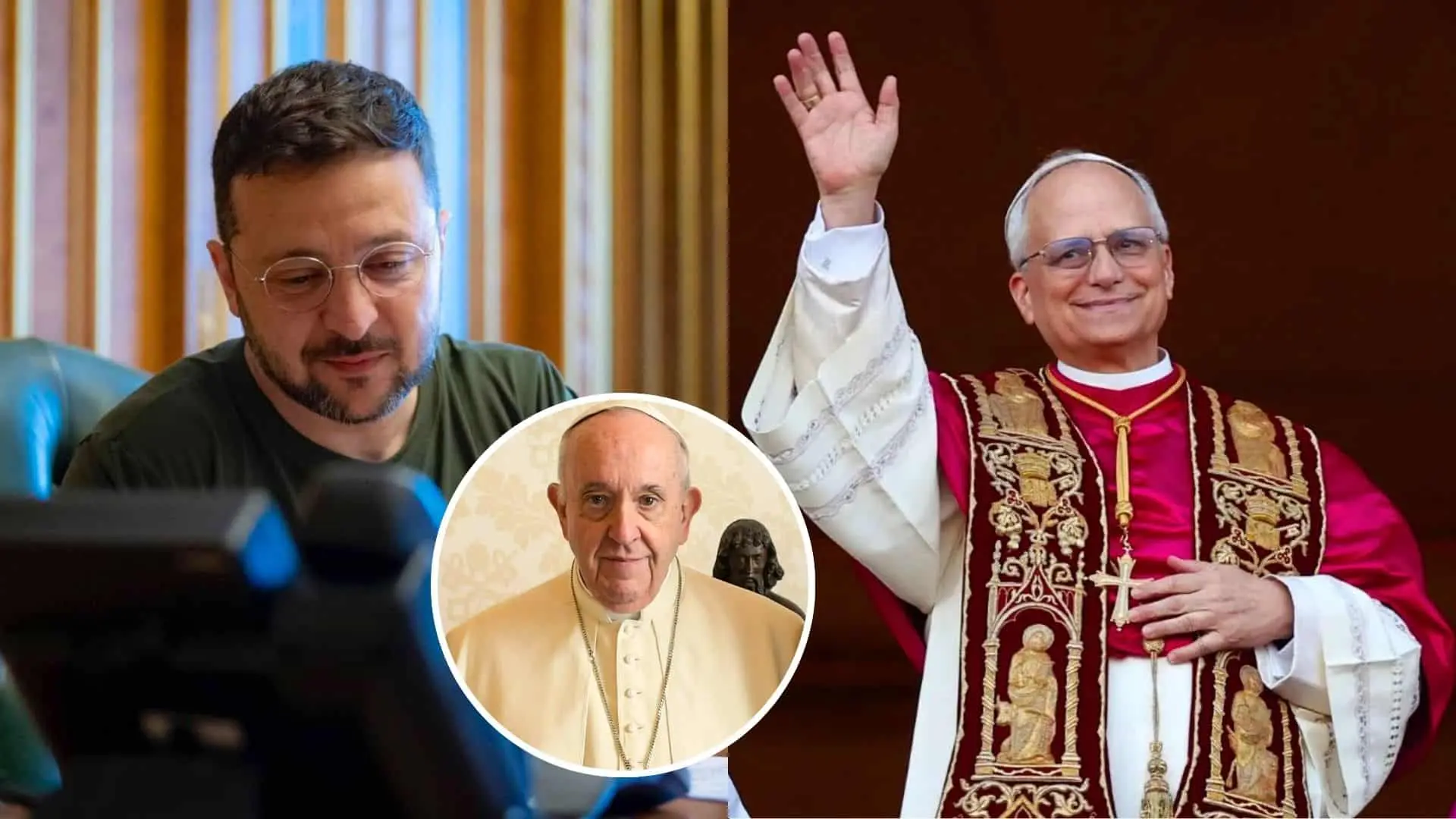 Ukrajinský prezident Volodymyr Zelenskyj telefonoval s novým pápežom Levom XIV.