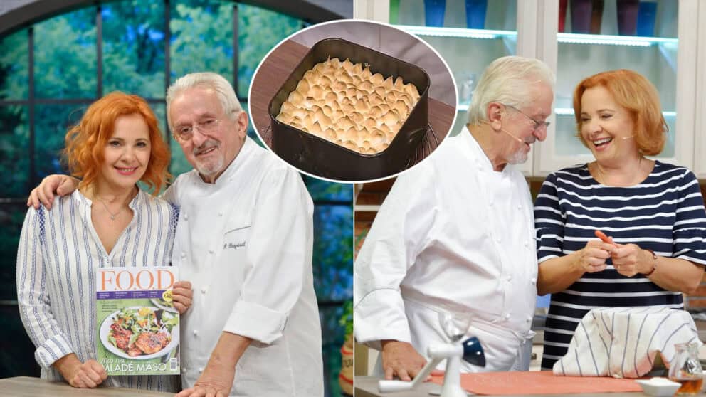 Kamila Magálová a Pavel Pospíšil Rebarborový koláč