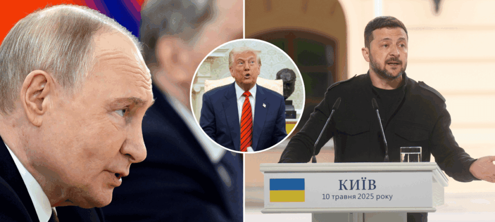 Putin, Zelenský, Trump, prímerie