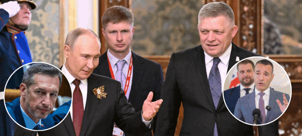 Putin, Fico, Majerský, Drucker