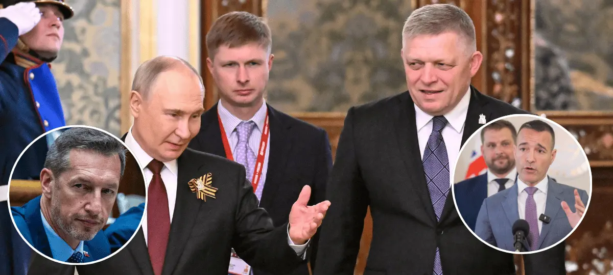 Putin, Fico, Majerský, Drucker