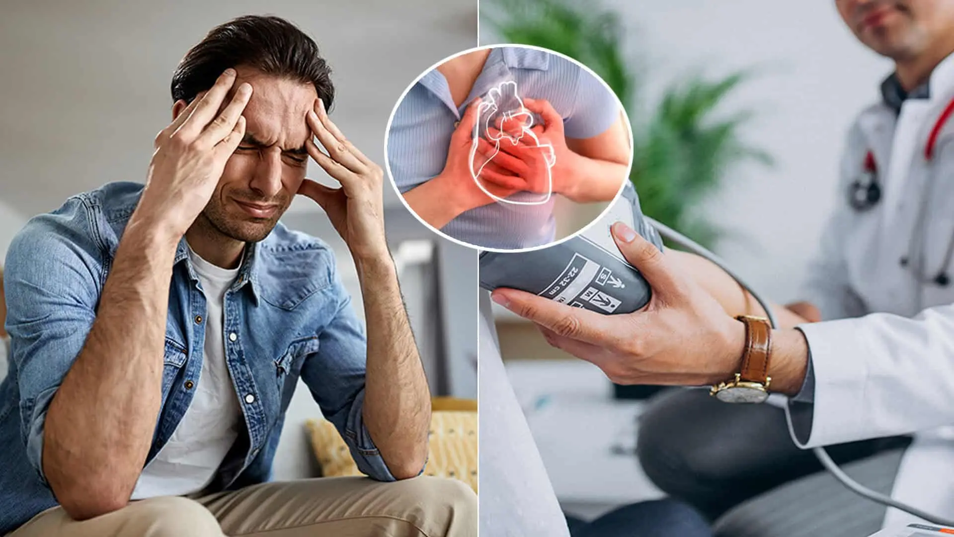 krvný tlak, srdce, lekár, pacient, bolesť hlavy, meranie tlaku