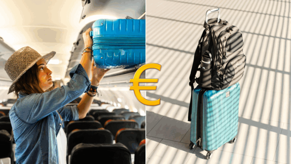 príručná batožina lietadlo peniaze