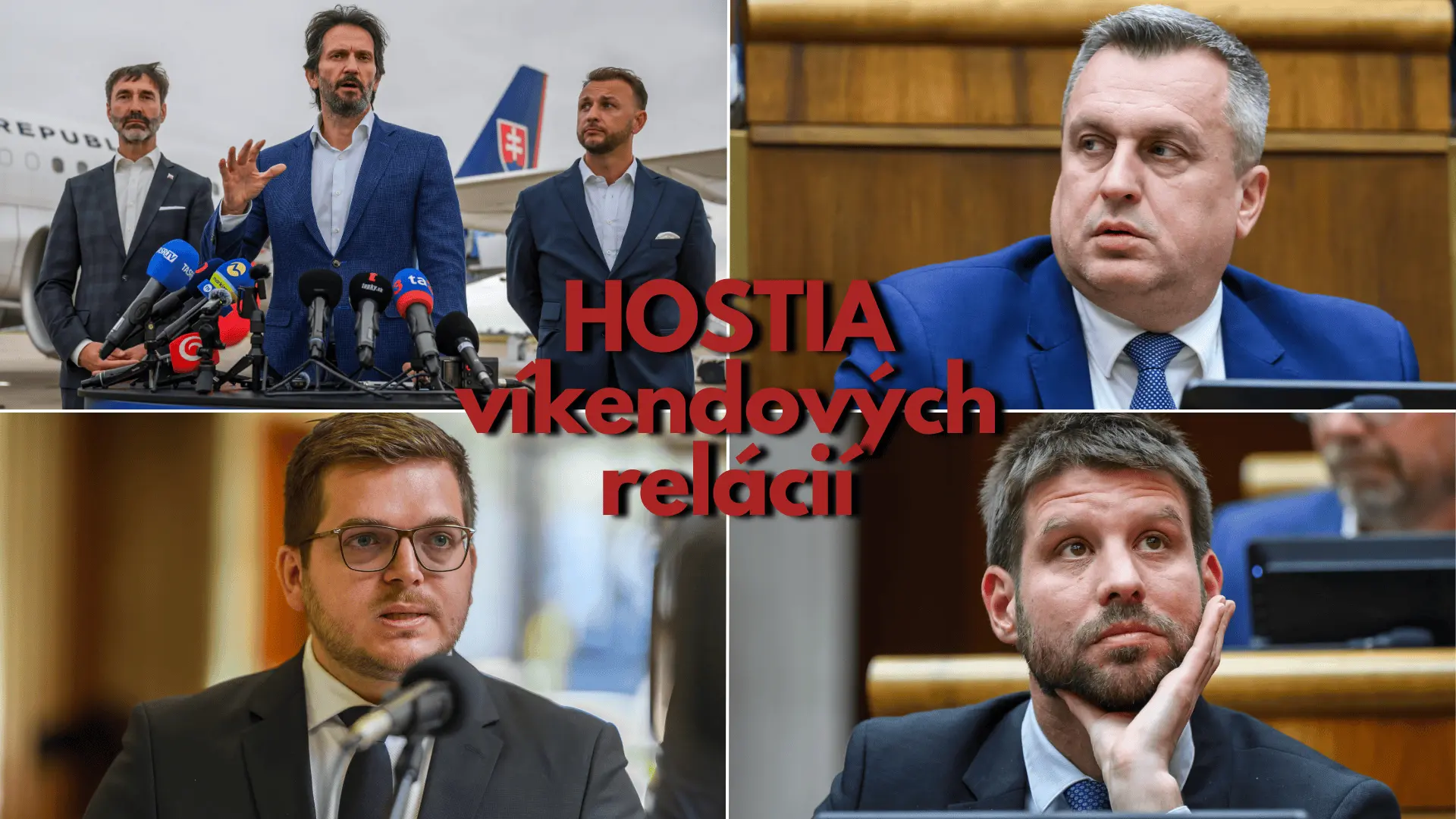 hostia víkendových relácií