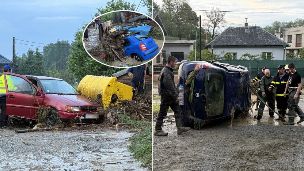 Pre silné búrky zasahovali hasiči vo viacerých obciach v Prešovskom kraji