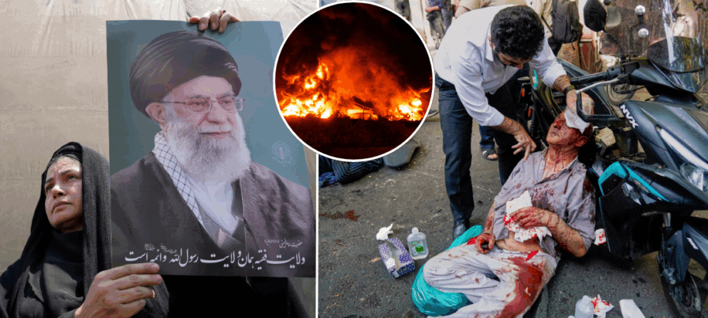 Irán, Izrael, útok, evakuácia, Chameneí