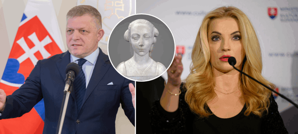 Fico, Šimkovičová, ministerstvo kultúry, busta