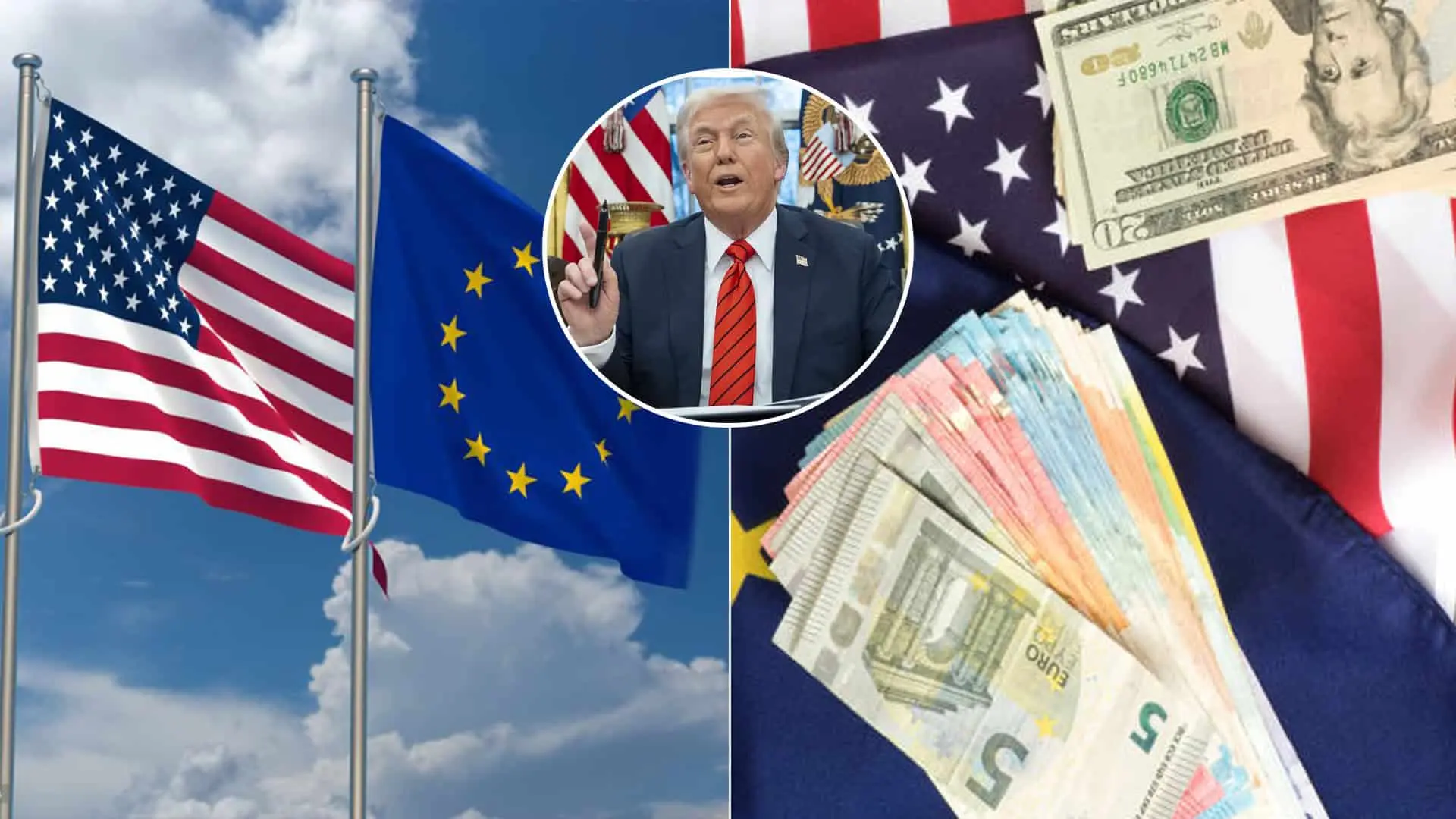 Donald Trump peniaze doláre euro