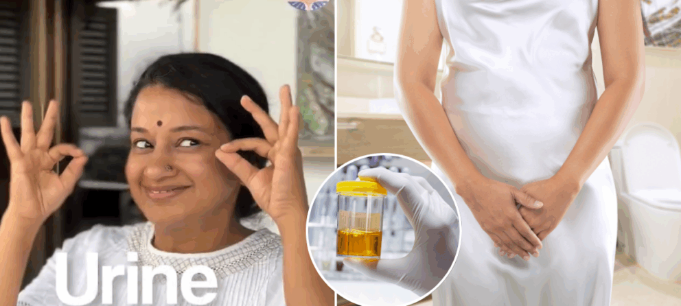 oči, výplach, moč