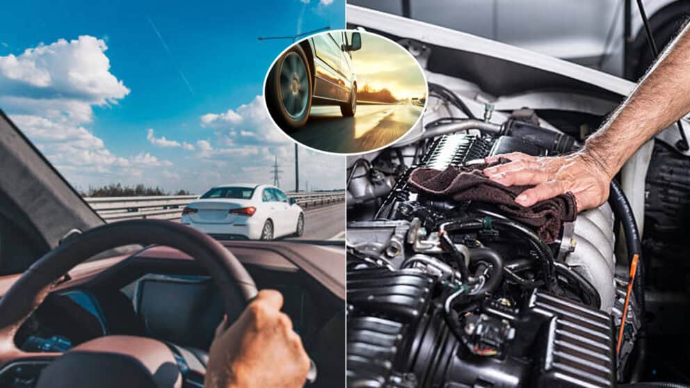 auto diaľnica motor rýchlosť