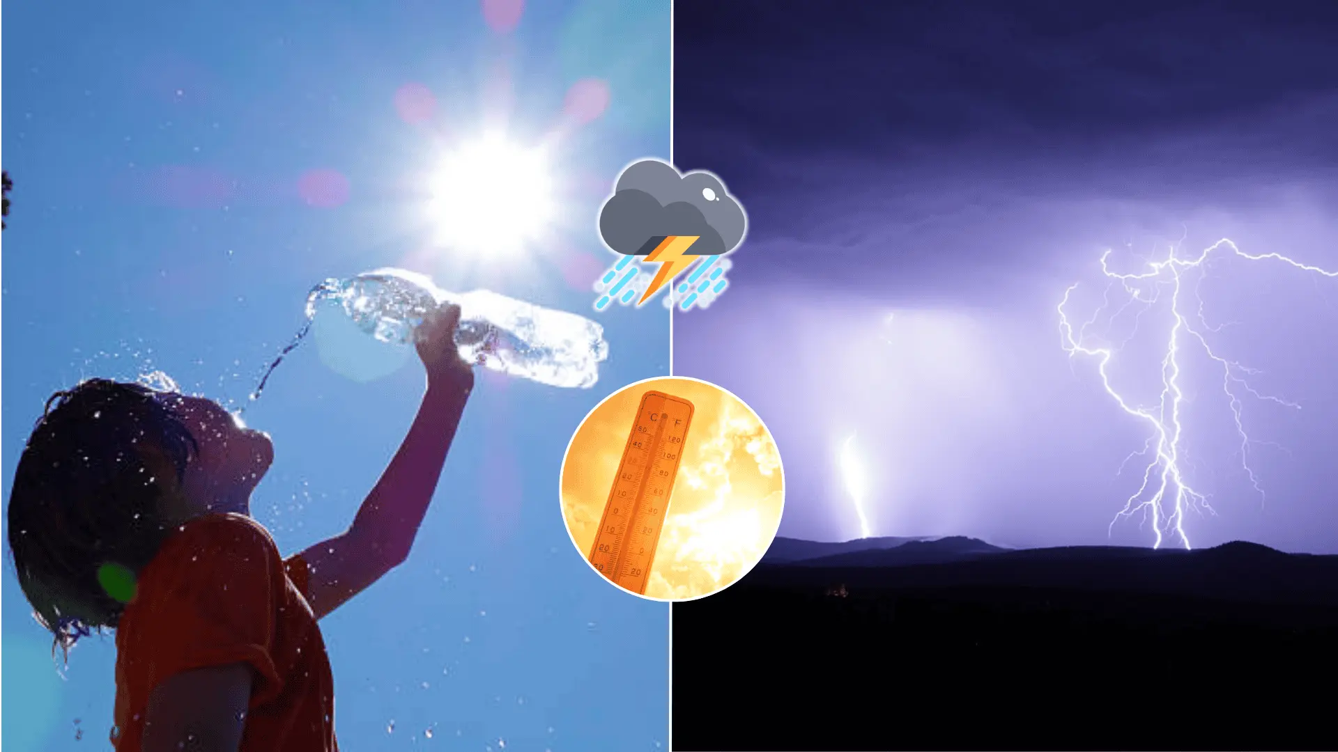 počasie horúčava búrka