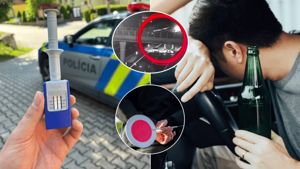polícia vodič alkohol