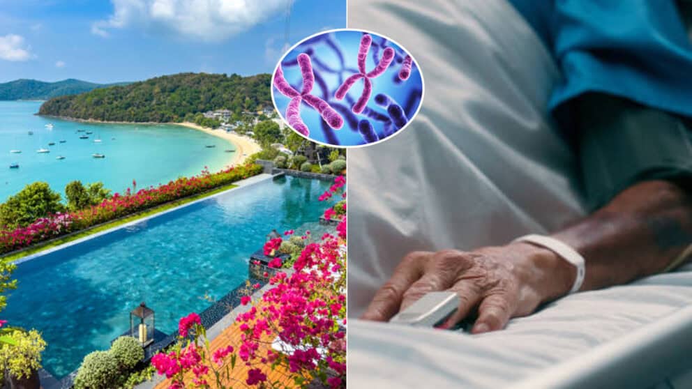 Thajsko Phuket nemocnica baktéria