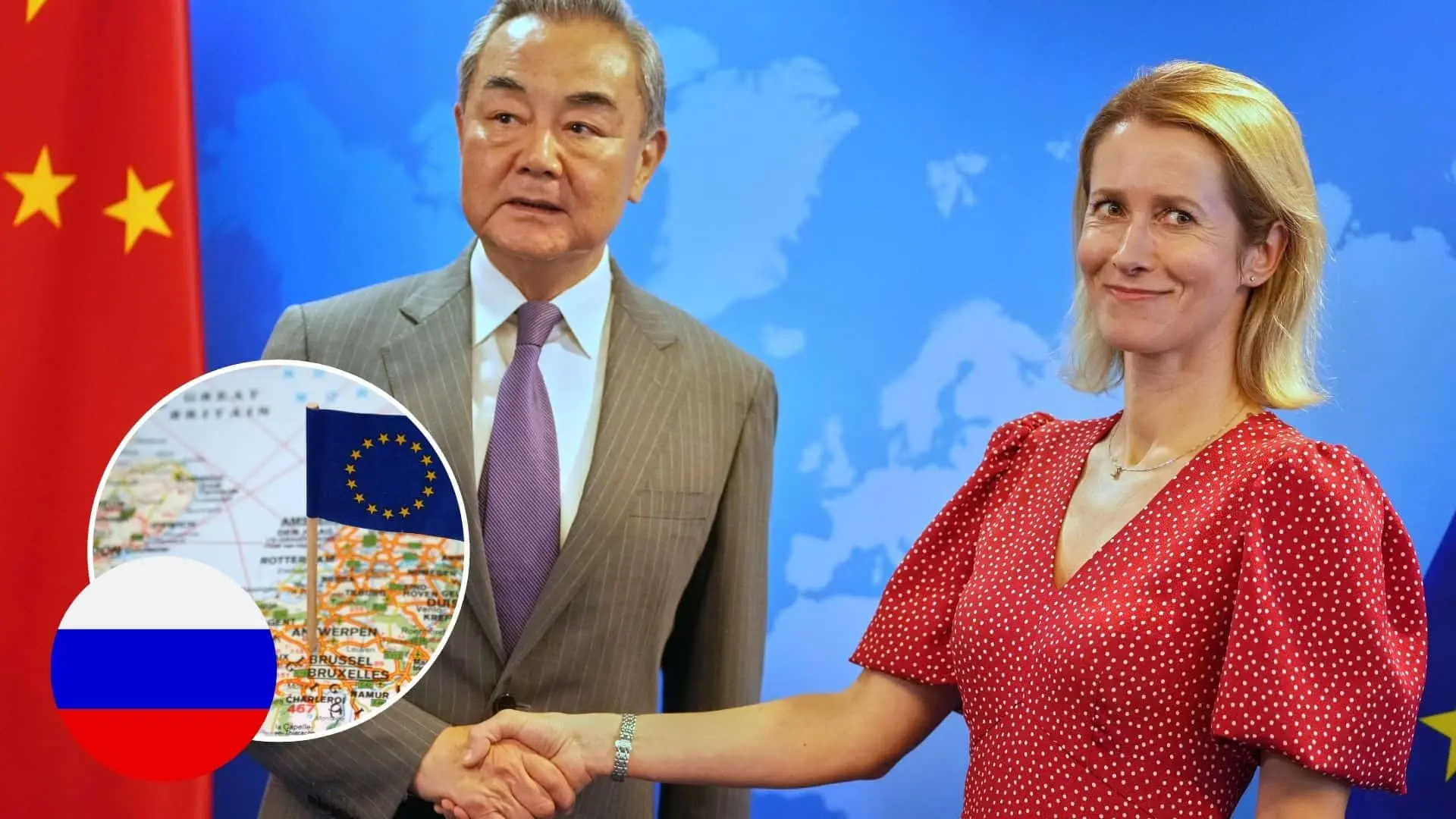 Kaja Kallasová, čínsky minister zahraničných vecí