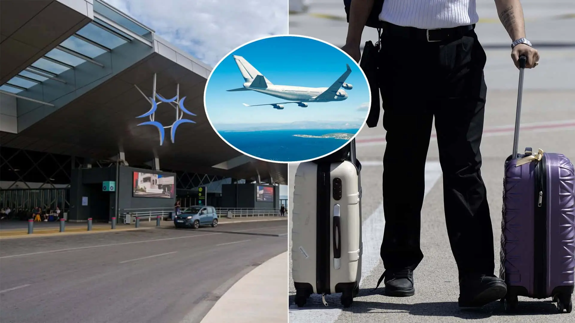 Grécko letisko lietadlo