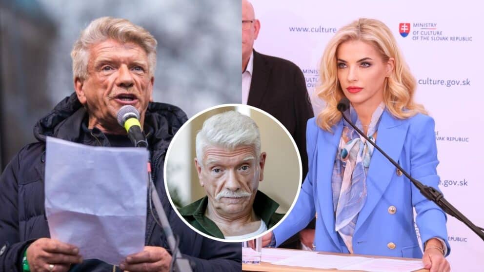 Richard Stanke (vľavo) a Martina Šimkovičová (vpravo).