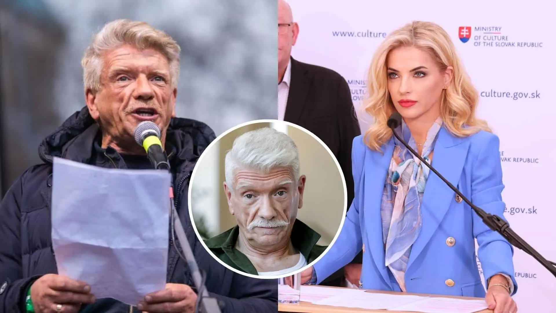 Richard Stanke (vľavo) a Martina Šimkovičová (vpravo).