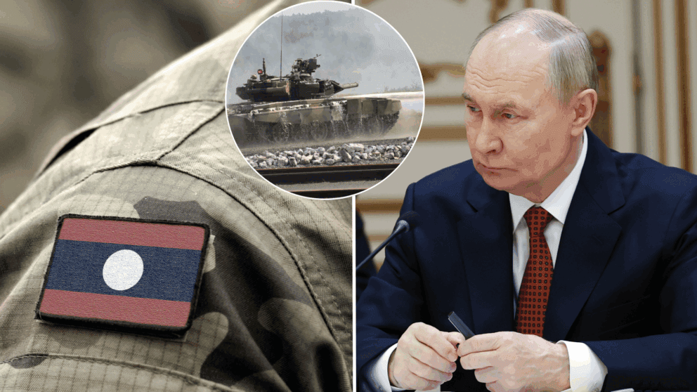 Putin, Laos, vojaci