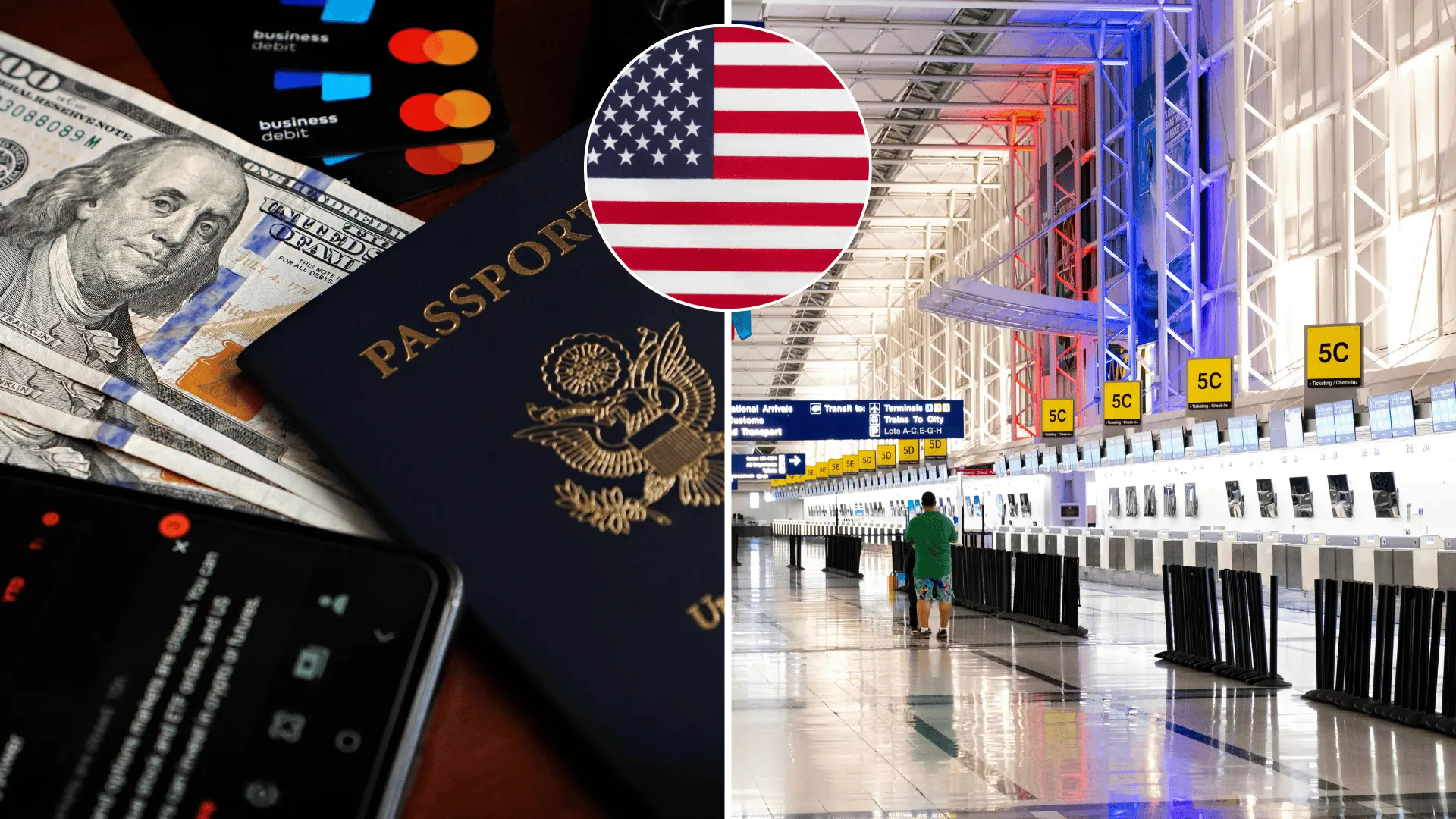 USA, poplatky, víza