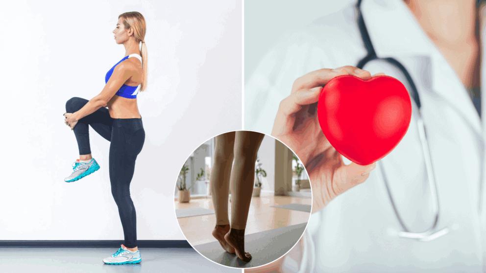 zdravie, stáť na jednej nohe