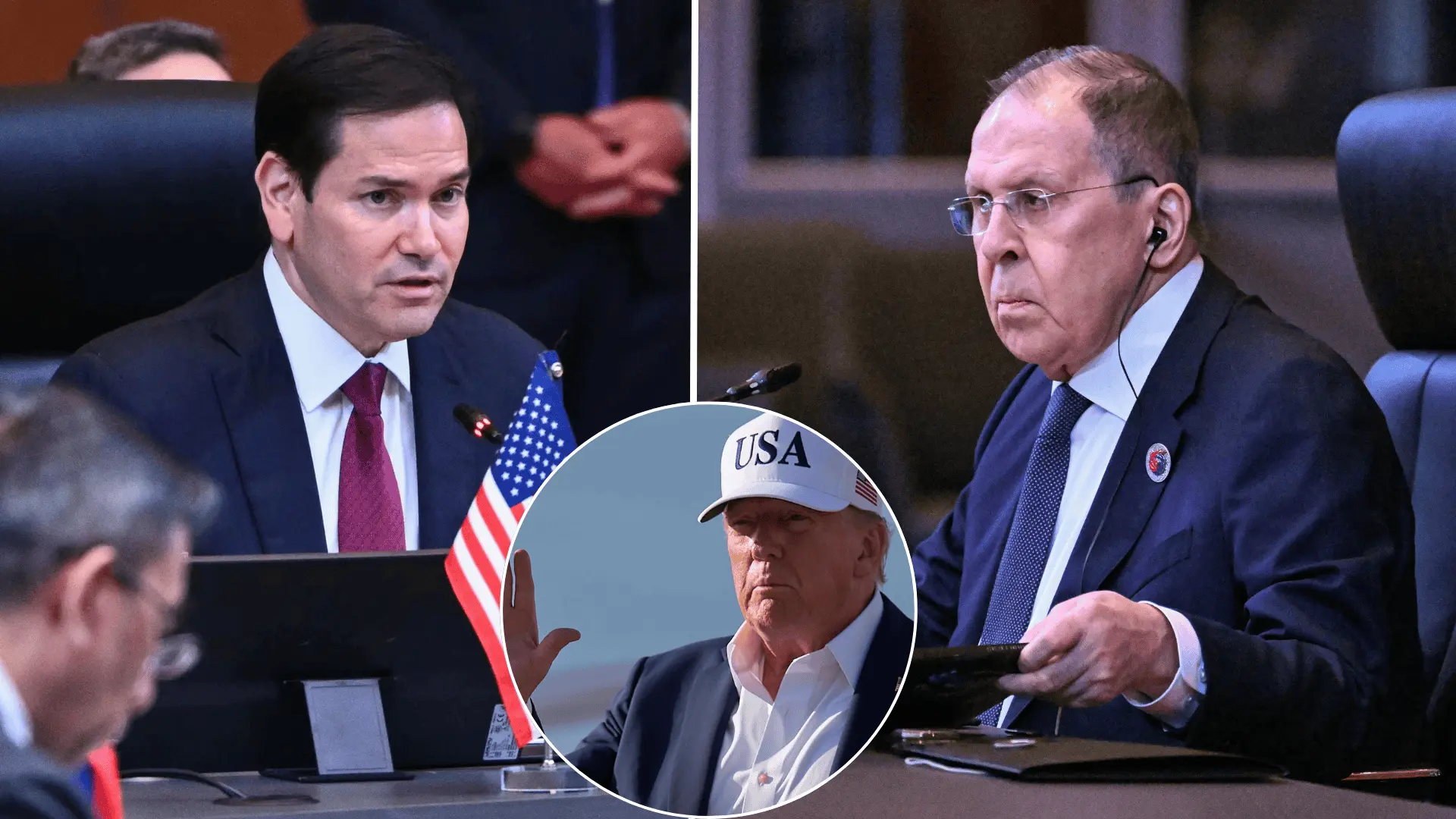 Rubio, Lavrov, Trump