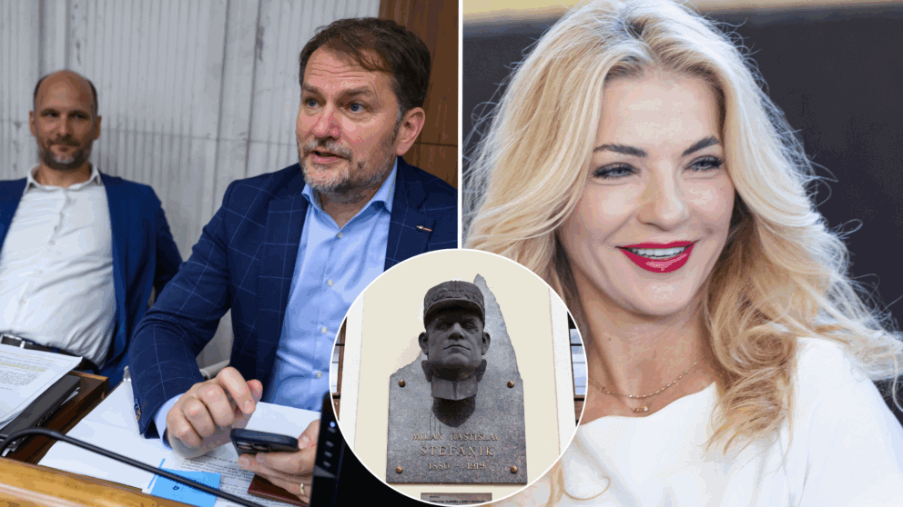 Matovič, Šimkovičová, busta, Štefánik